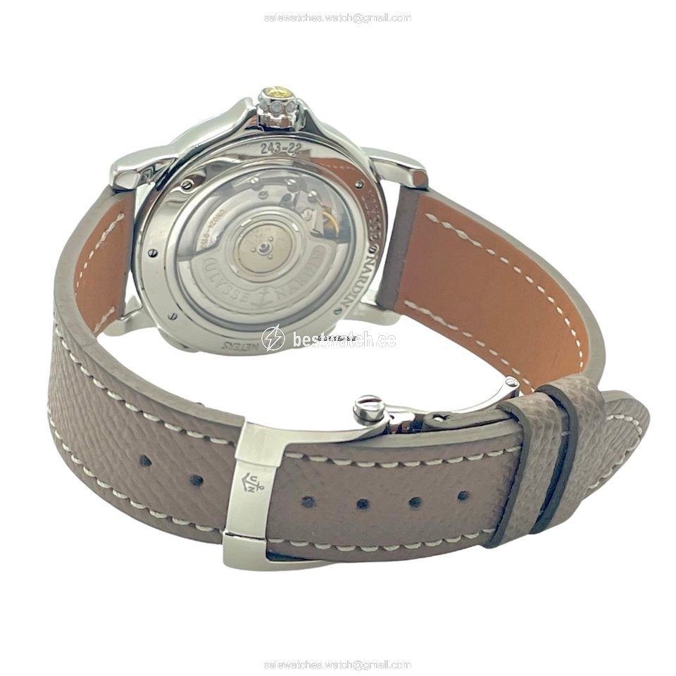 IMG_9086 Ulysse Nardin Dual Time Womens watch Automatic Steel 243-22 30-09 3