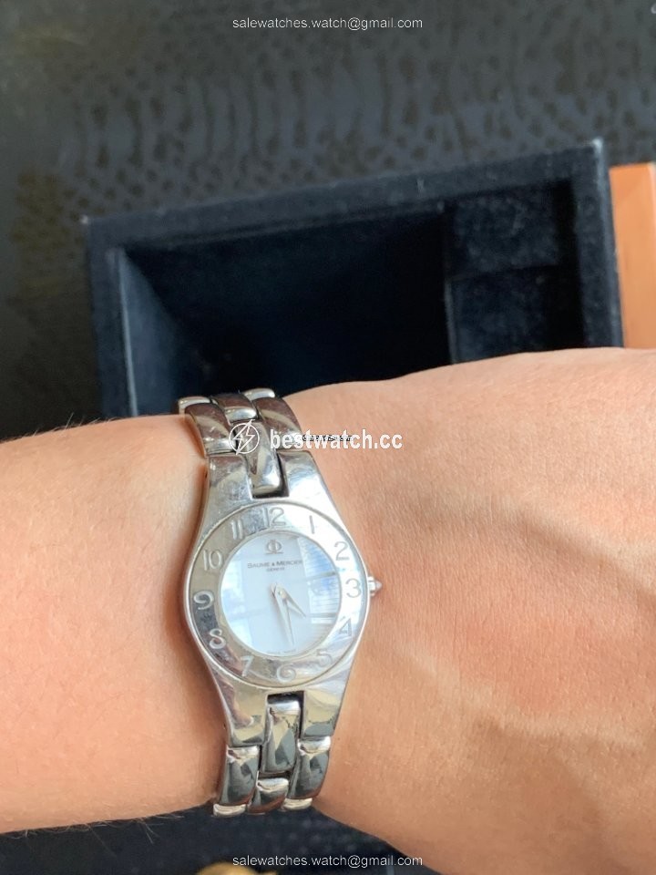IMG_9086 Baume & Mercier Linea Womens watch Quartz Steel 65305 3