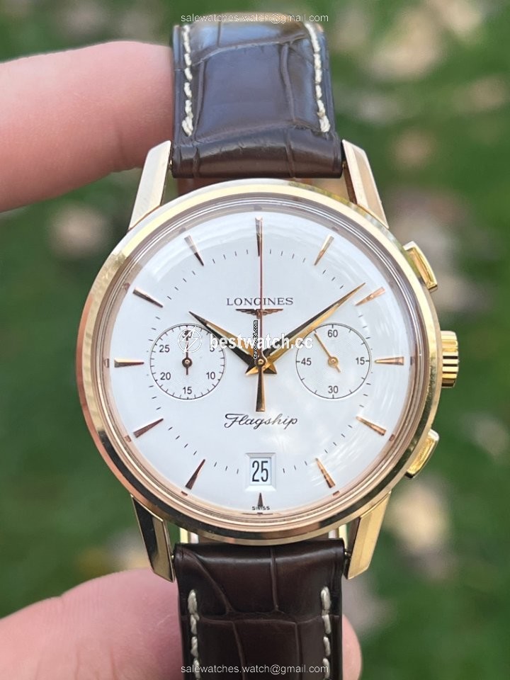 IMG_9086 Longines Flagship Heritage Mens watch Unisex Automatic Rose gold L4.756.8.72.2 3