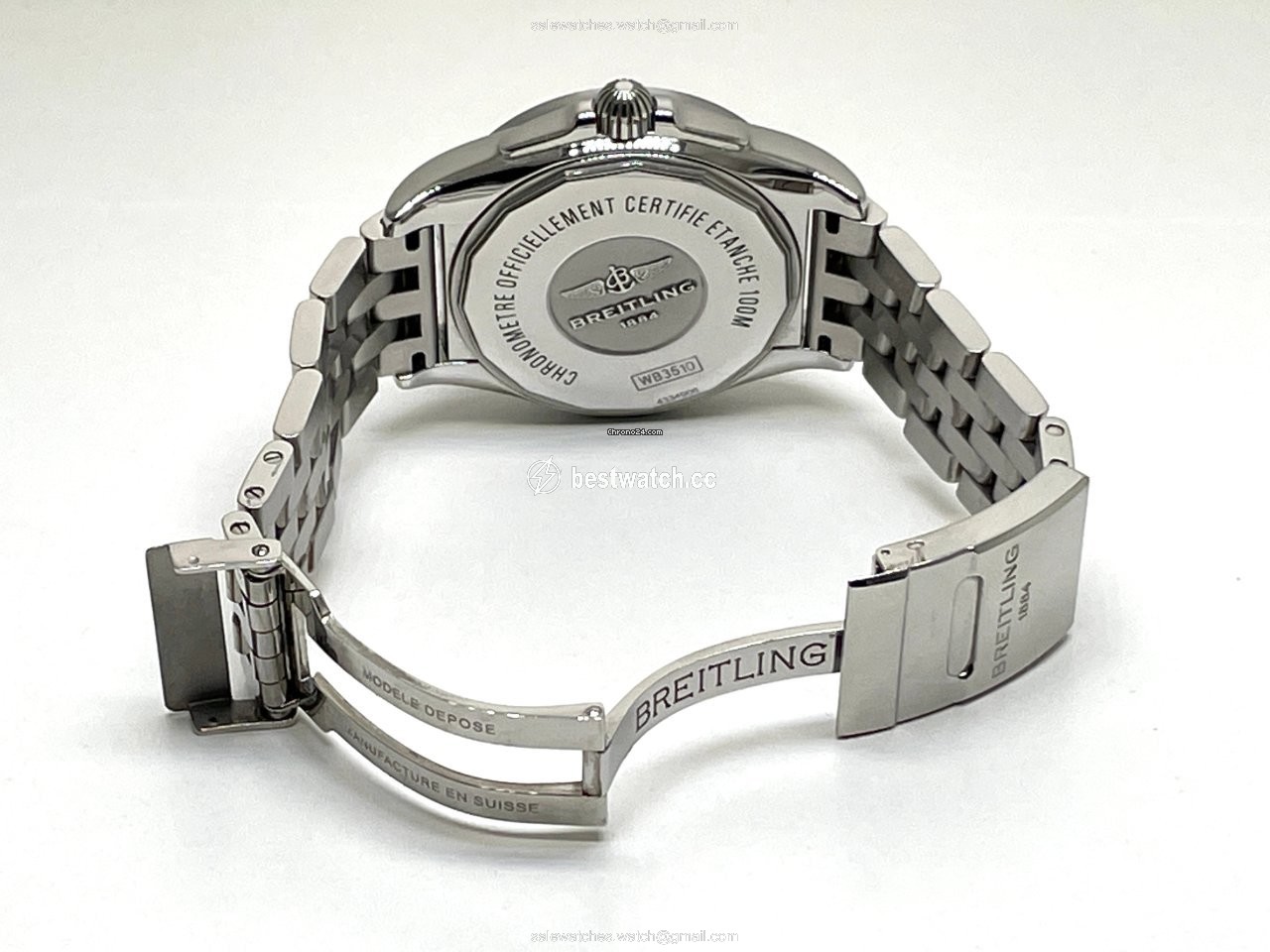IMG_9086 Breitling Galactic Unitime Automatic Steel WB3510U4 3
