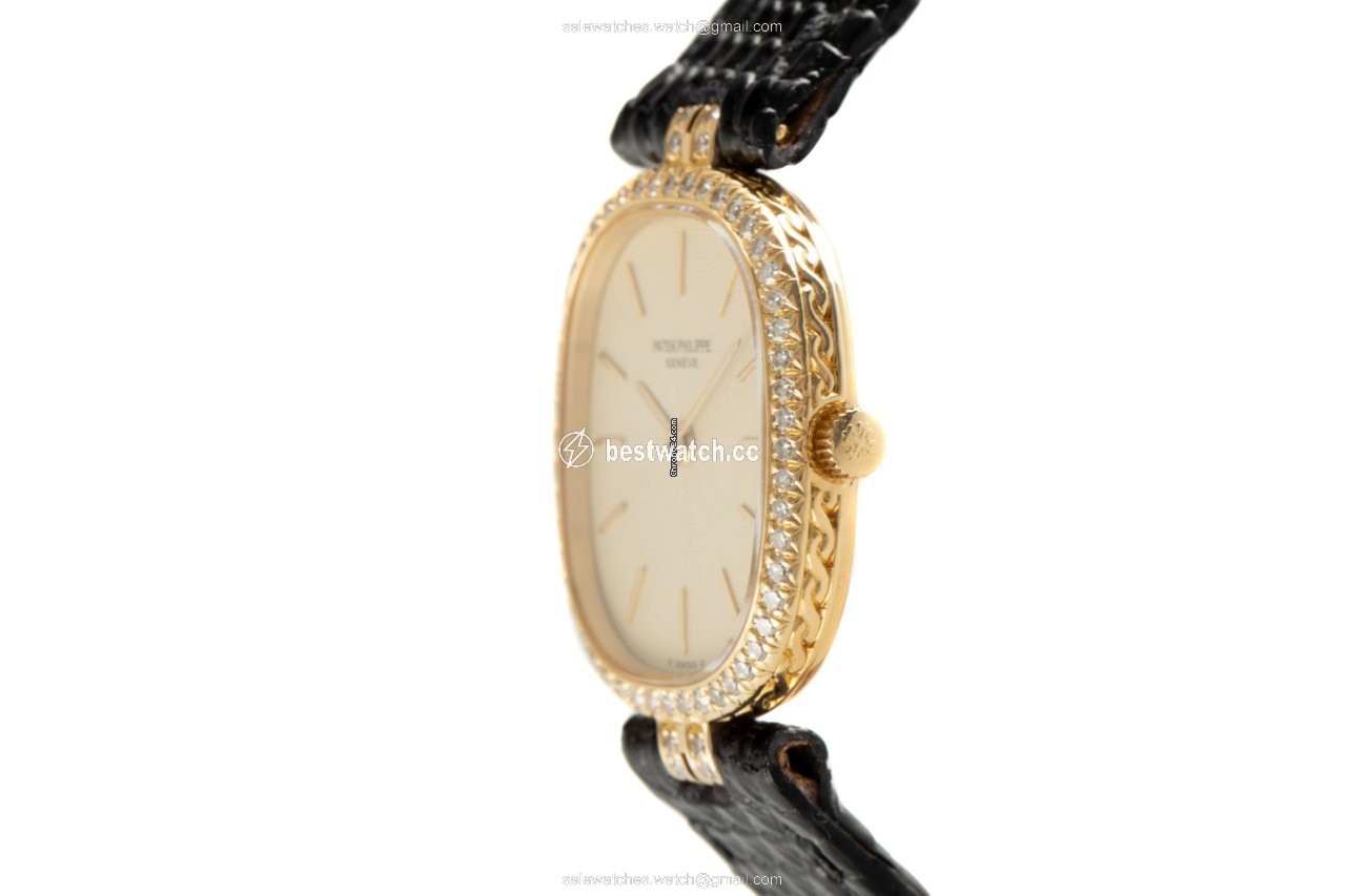 IMG_9086 Patek Philippe Golden Ellipse Womens watch Quartz Yellow gold 4698 3