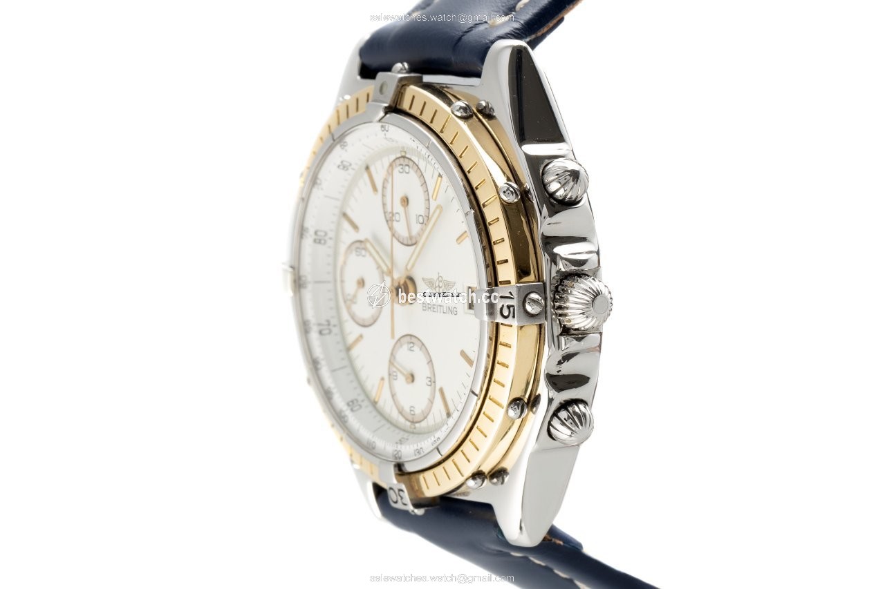 IMG_9086 Breitling Chronomat Mens watch Unisex Automatic Gold Steel 81950 3