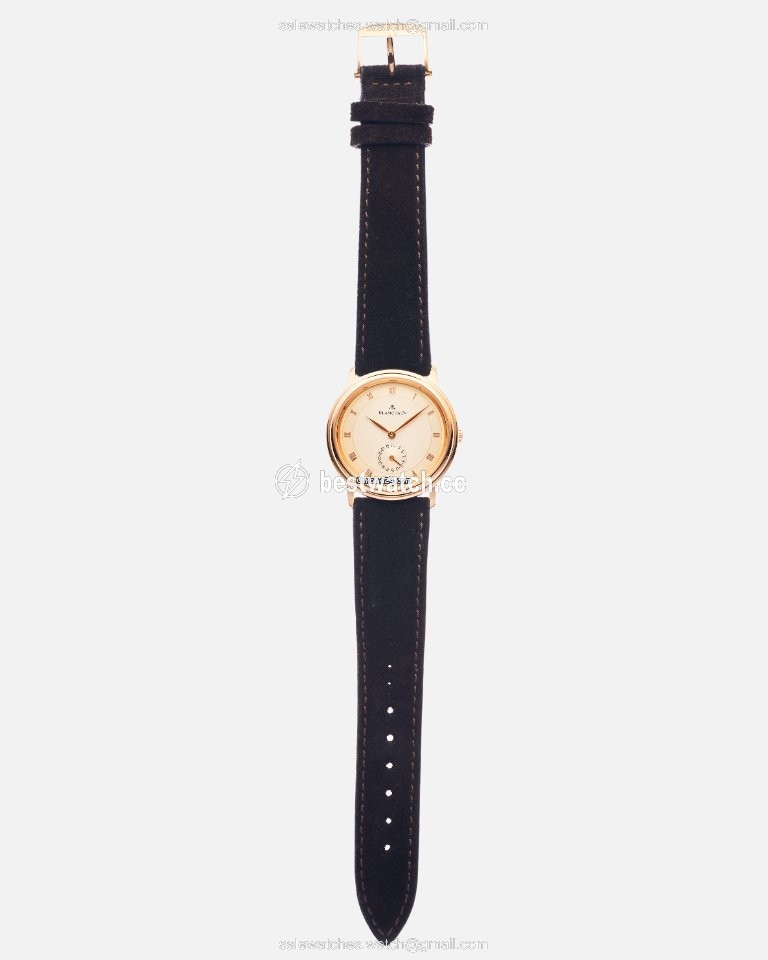 IMG_9086 Blancpain Villeret Mens watch Unisex Manual winding Rose gold 4795 3