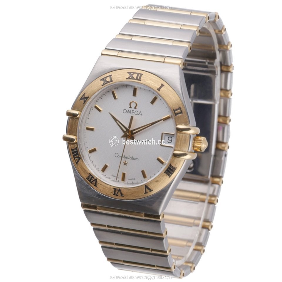 IMG_9086 Omega Constellation Mens watch Unisex Quartz Gold Steel 1212.30.00 3