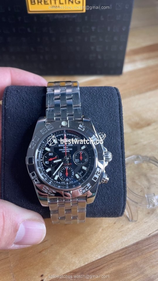 Breitling Chronomat 41 Mens watch Unisex Automatic Steel AB014112 BB47 378A 3