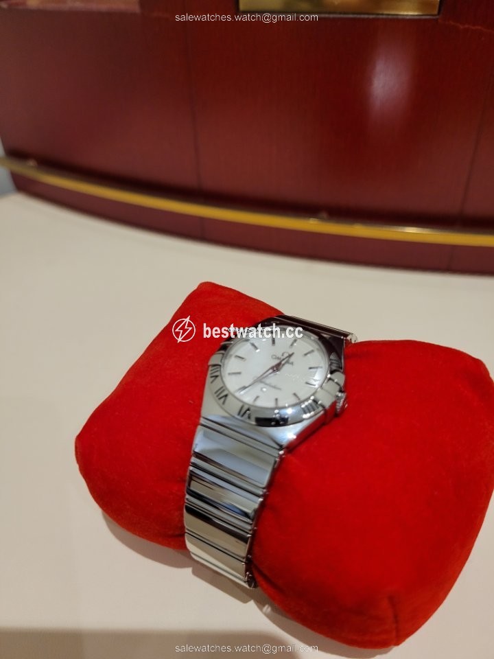Omega Constellation Quartz Womens watch Quartz Steel 123.10.27.60.05.002 3