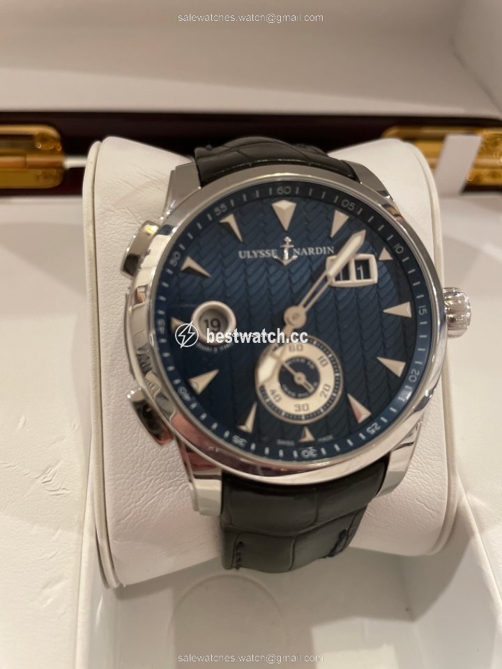 IMG_9086 Ulysse Nardin Dual Time Mens watch Unisex Automatic Steel 3343-126LE 93 3