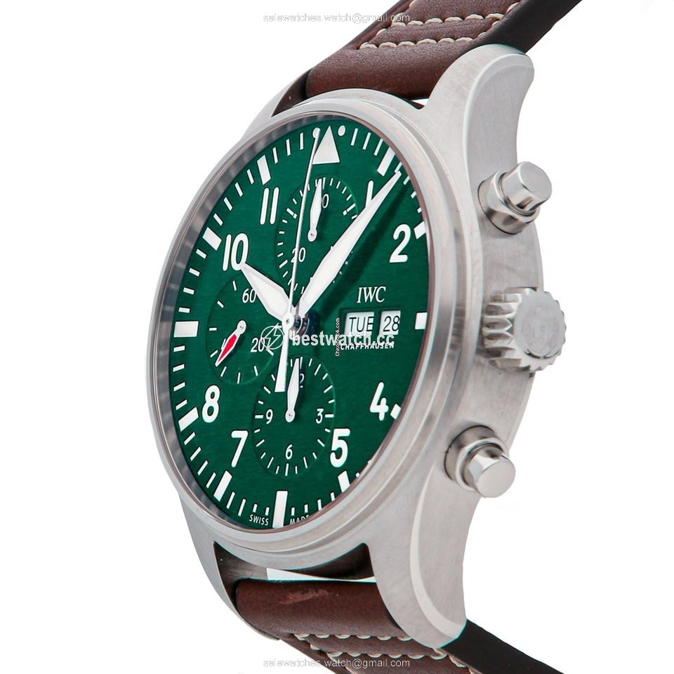 IMG_9086 IWC Pilot Chronograph Mens watch Unisex Automatic Steel IW3777-26 3