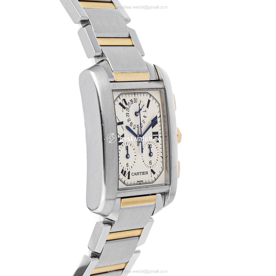 IMG_9086 Cartier Tank Francaise Womens watch Quartz Steel W51004Q4 3