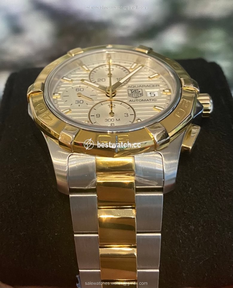 TAG Heuer Aquaracer Mens watch Unisex Automatic Gold Steel CAP2120.BB0834 3