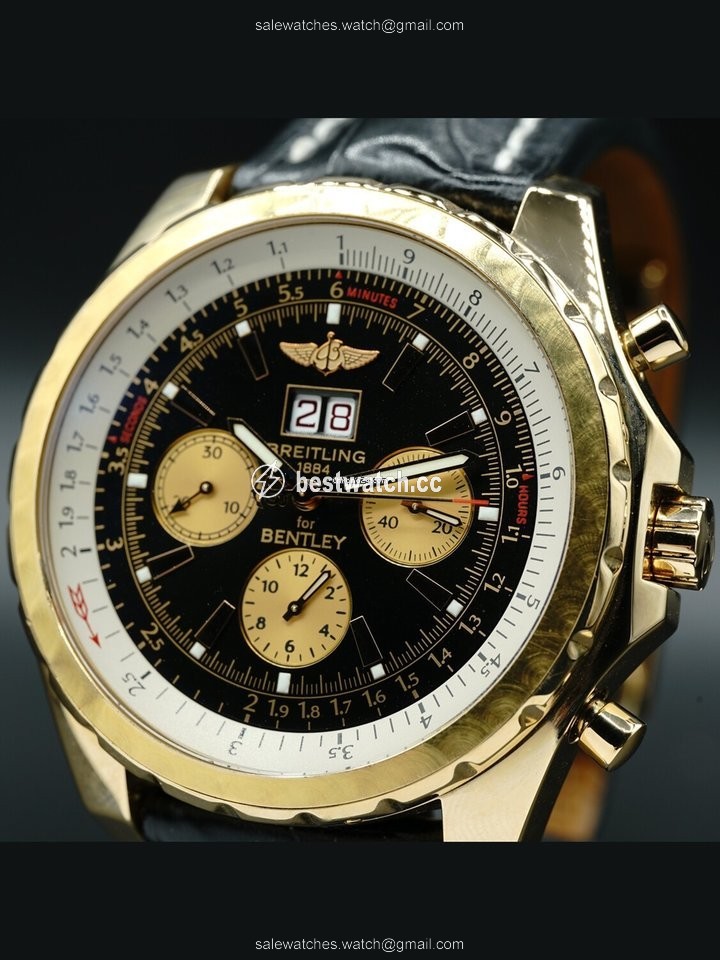 IMG_9086 Breitling Bentley 6.75 Mens watch Unisex Automatic Rose gold H44363 3