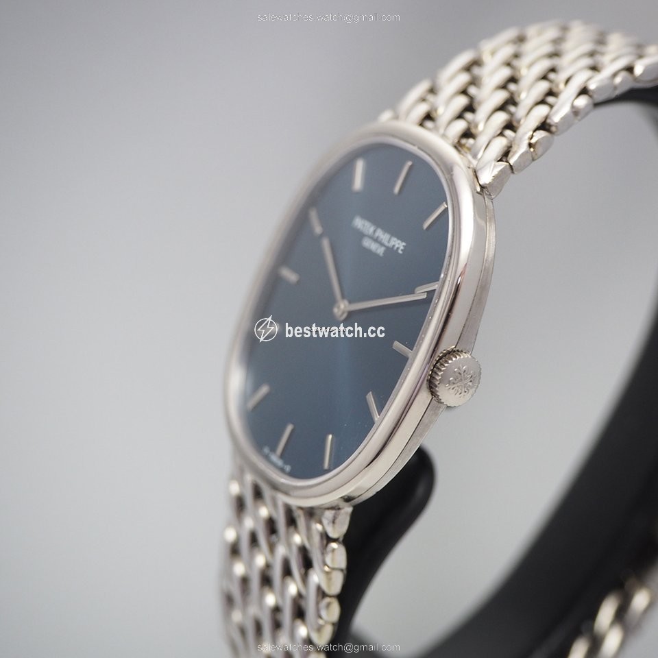 IMG_9086 Patek Philippe Golden Ellipse Manual winding White gold 3848 17 3