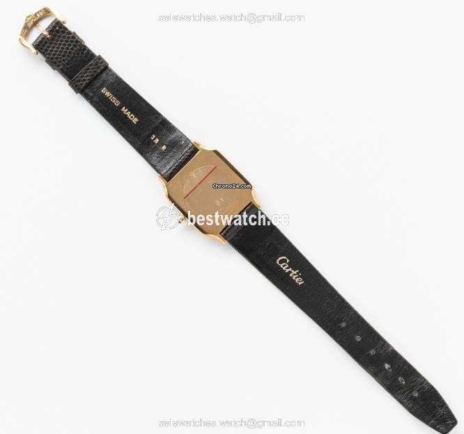 IMG_9086 Cartier Santos Dumont Mens watch Unisex Manual winding Yellow gold 96054 3
