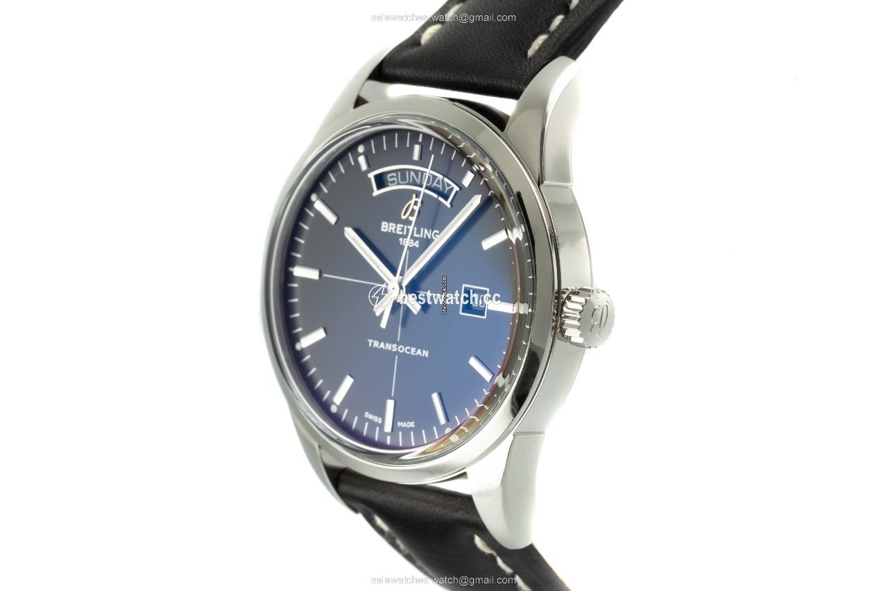 IMG_9086 Breitling Transocean Day & Date Mens watch Unisex Automatic Steel A4531012 BB69 3
