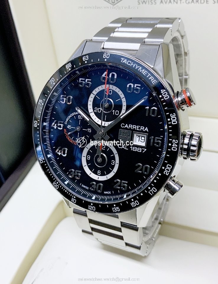 TAG Heuer Carrera Calibre 1887 Mens watch Unisex Automatic Steel CAR2A10.BA0799 3