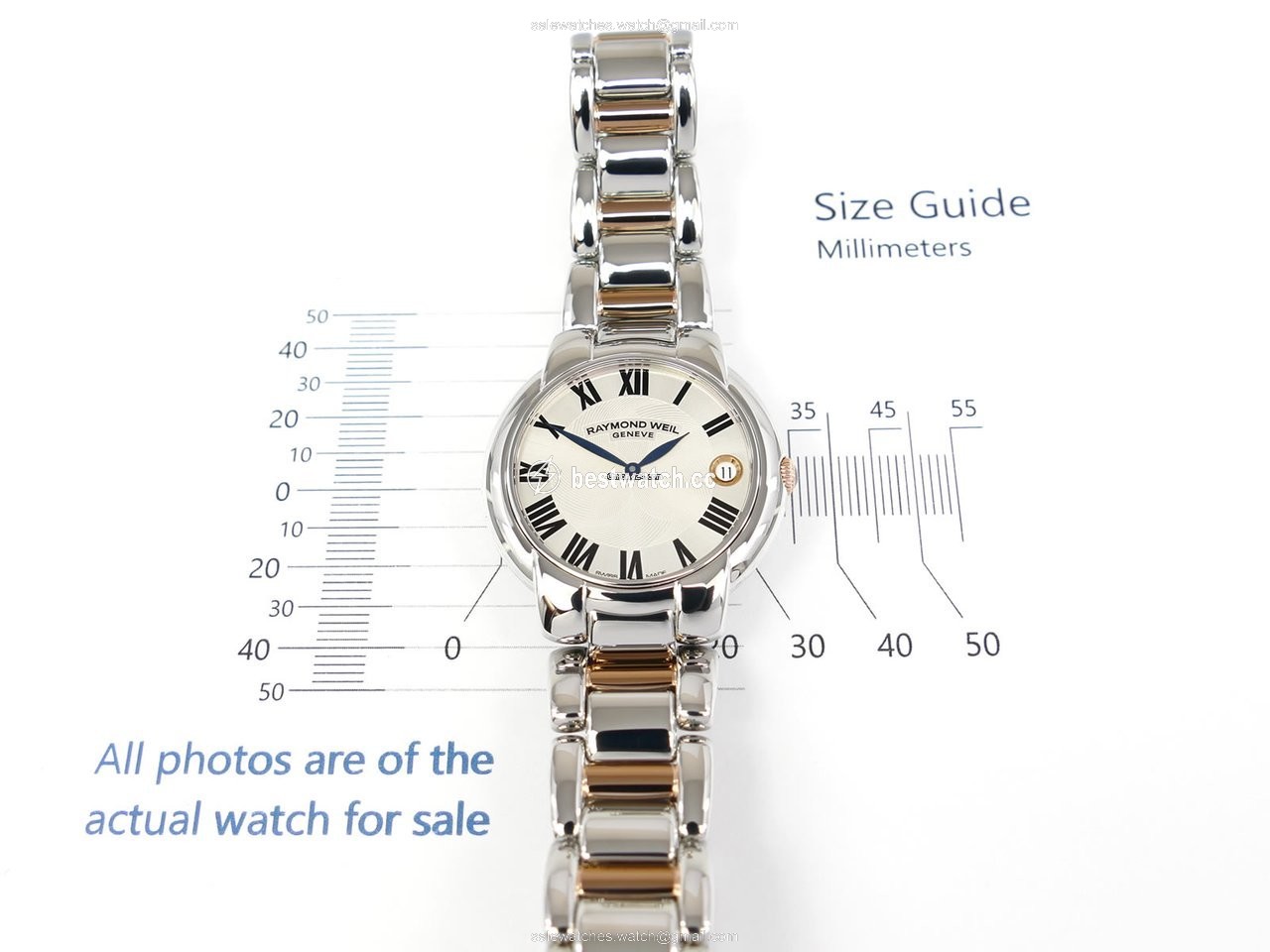 IMG_9086 Raymond Weil Jasmine Womens watch Quartz Steel 5235-S5-01659 3