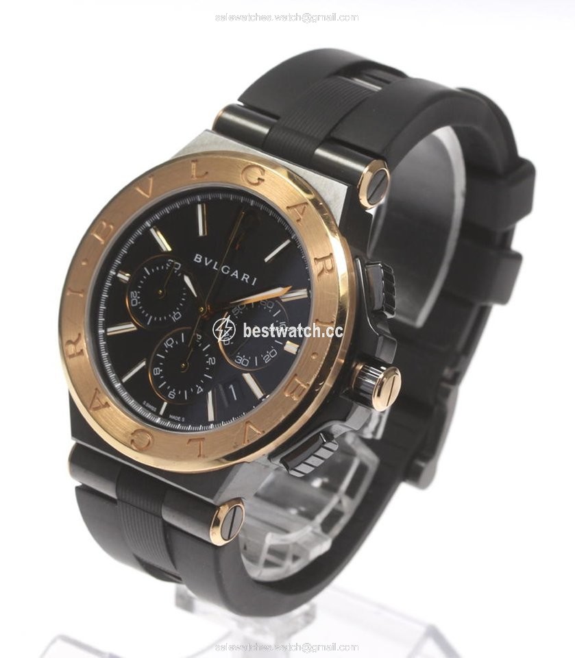Bulgari Diagono Mens watch Unisex Automatic Rose gold DG42BSPGCH 3