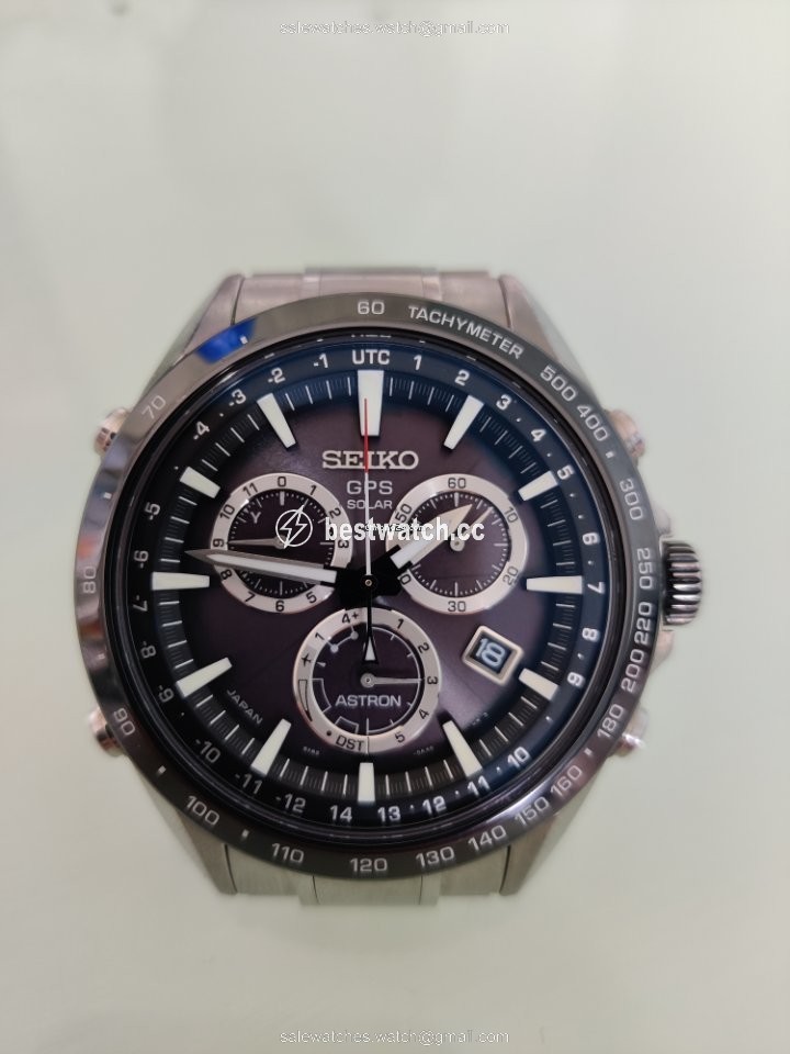 IMG_9086 Seiko Astron GPS Solar Chronograph Mens watch Unisex Automatic Steel SSE011J1 3