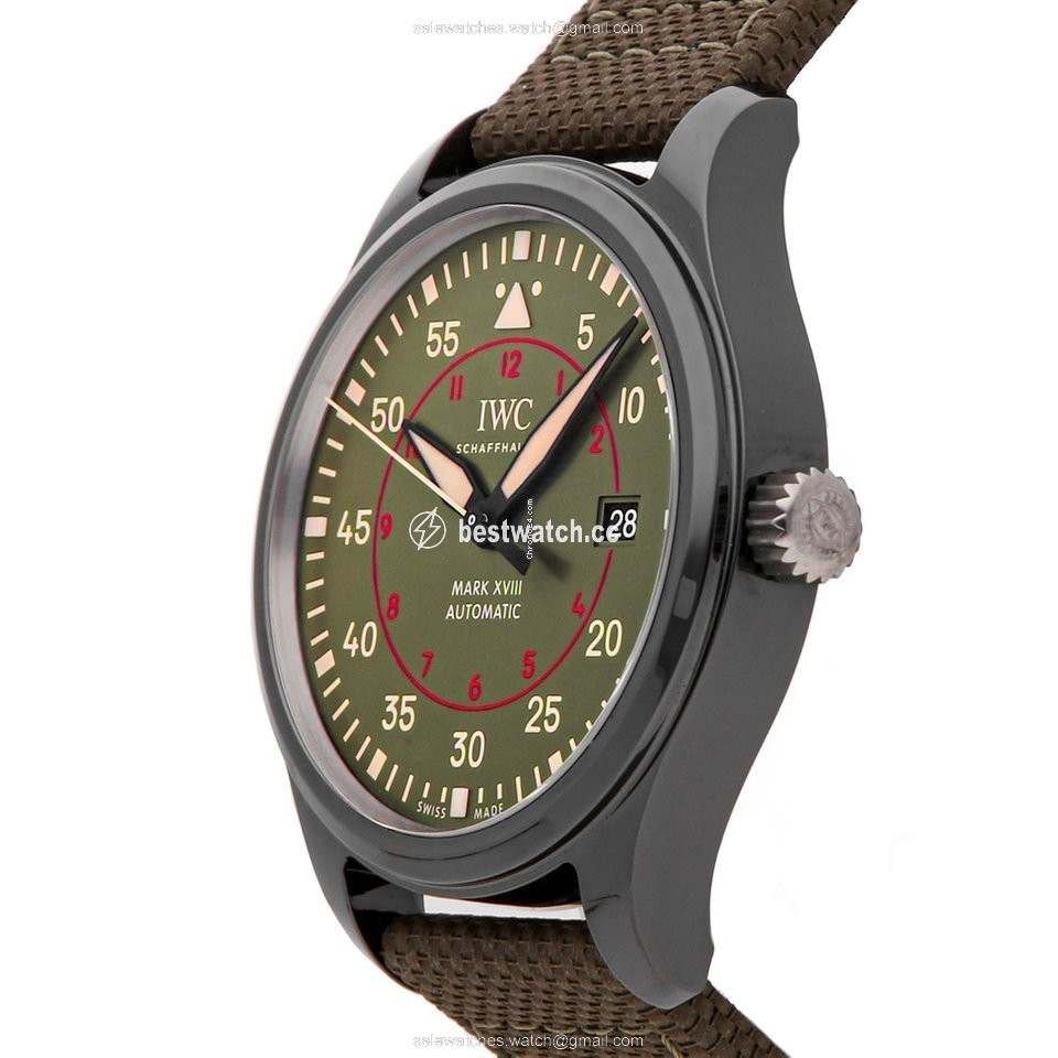 IMG_9086 IWC Pilot Mark Mens watch Unisex Automatic Ceramic IW3247-02 3