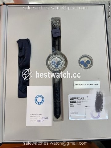 IMG_9086 Zenith El Primero Chronomaster Mens watch Unisex Automatic Steel 03.Z386.400 60.C843 3