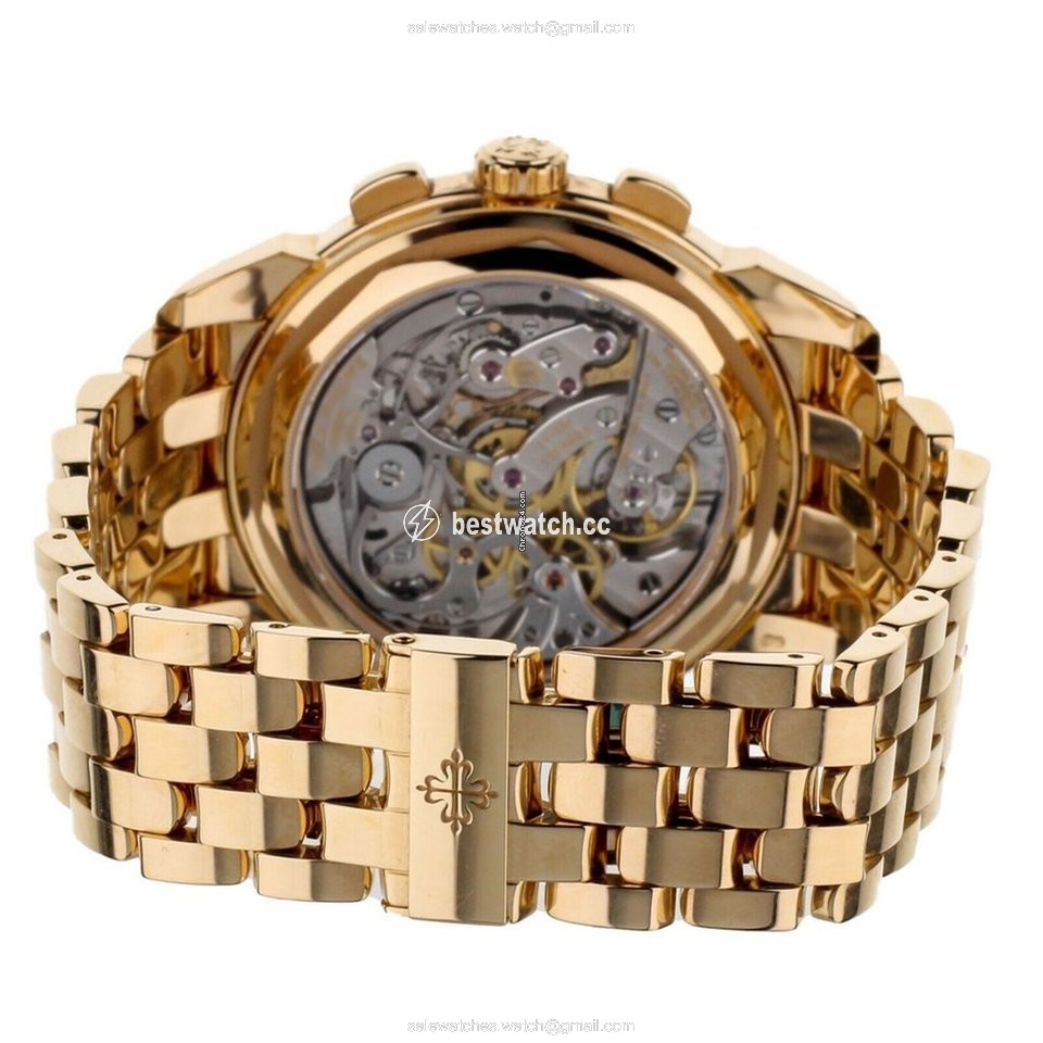 IMG_9086 Patek Philippe Perpetual Calendar Chronograph Mens watch Unisex Manual winding Rose gold 5270 1R 3