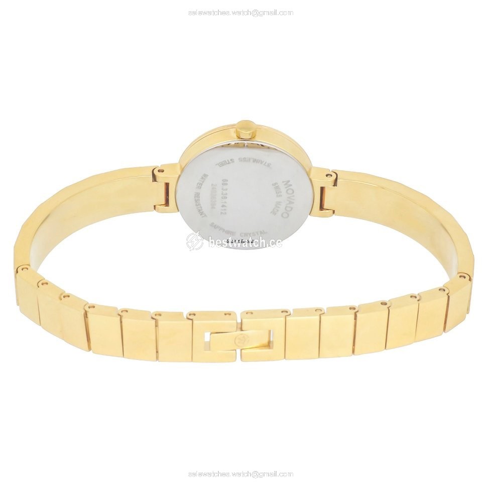 IMG_9086 Movado Womens watch Quartz Gold Steel 607111 3