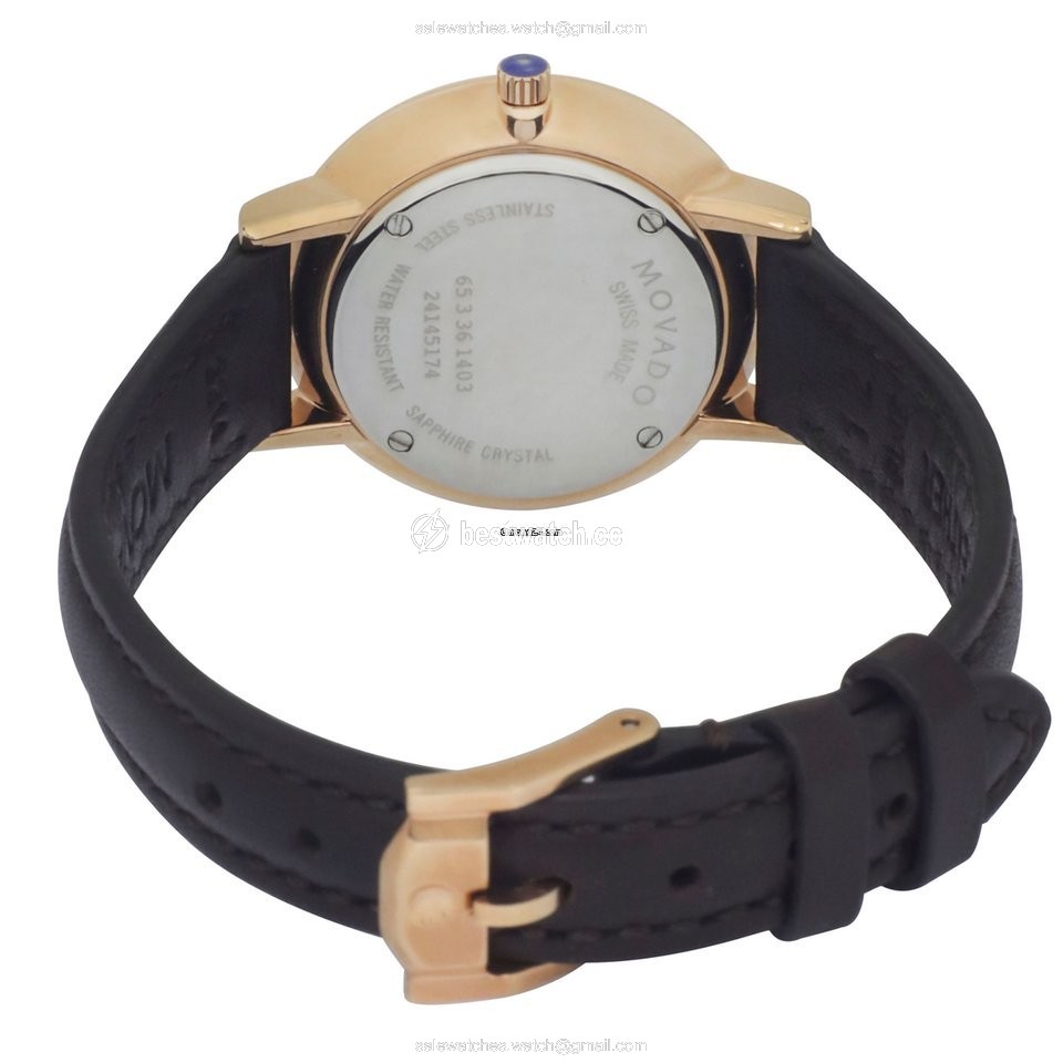 IMG_9086 Movado Womens watch Quartz Gold Steel 607096 3