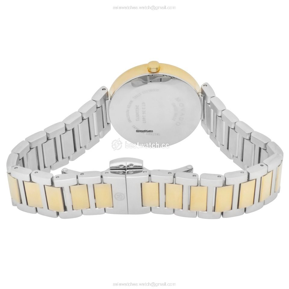 IMG_9086 Movado Womens watch Quartz Gold Steel 607103 3