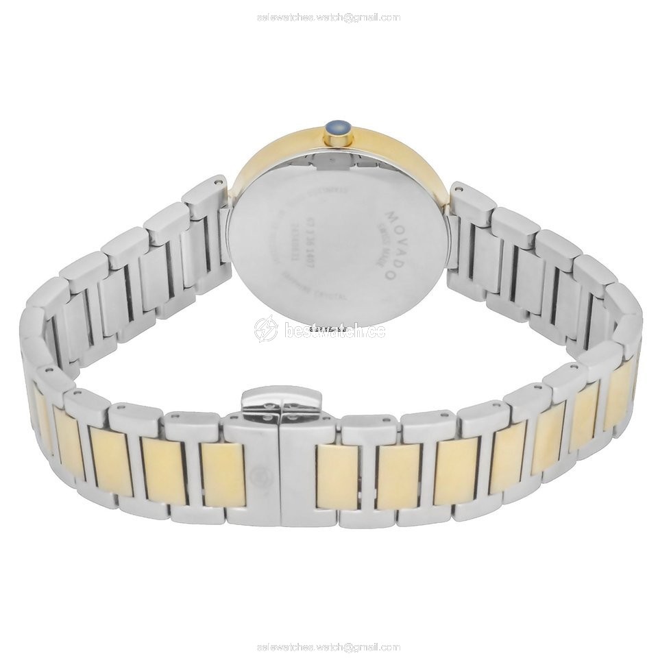 IMG_9086 Movado Womens watch Quartz Gold Steel 607102 3