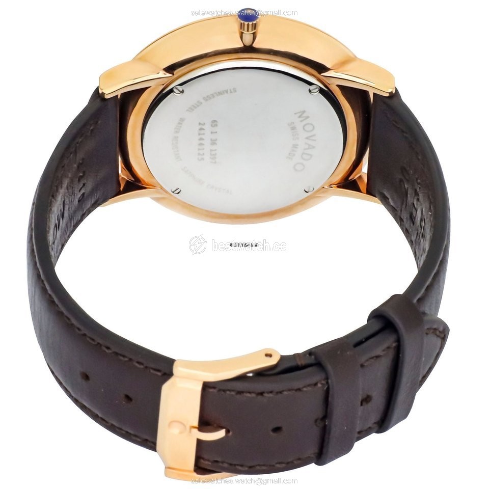 Movado Mens watch Unisex Quartz Steel 607089 3