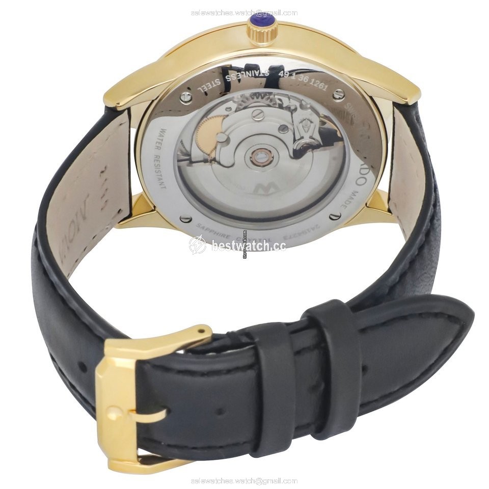 IMG_9086 Movado 1881 Automatic Mens watch Unisex Automatic Gold Steel 606875 3