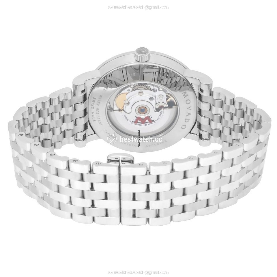 IMG_9086 Movado Red Label Mens watch Unisex Automatic Steel 606283 3