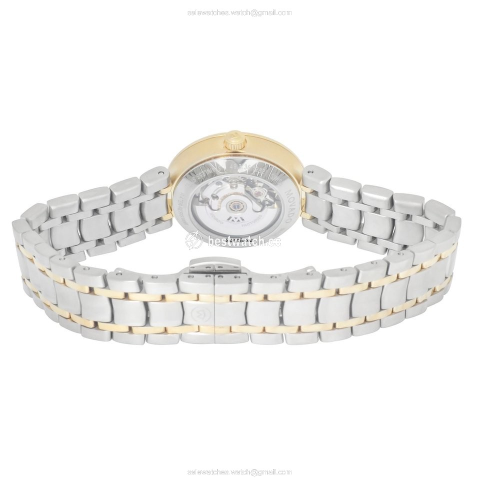 IMG_9086 Movado 1881 Automatic Womens watch Automatic Gold Steel 606921 3