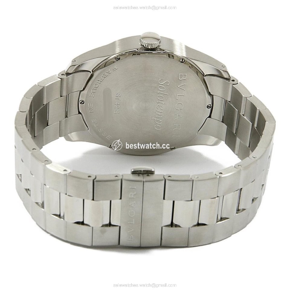 IMG_9086 Bulgari Solotempo Mens watch Unisex Quartz ST42S ST42BSS 3