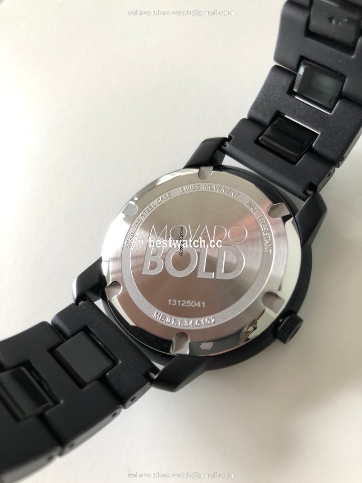 IMG_9086 Movado Bold Mens watch Unisex Quartz Steel 3600195 3