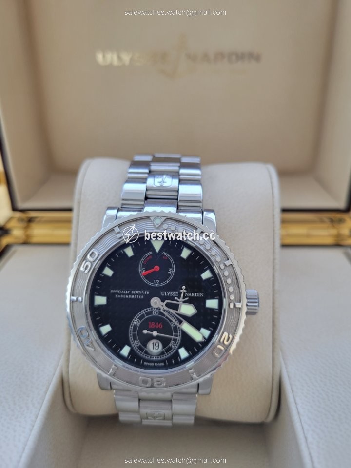 IMG_9086 Ulysse Nardin Maxi Marine Diver Mens watch Unisex Automatic Steel 263-55 3