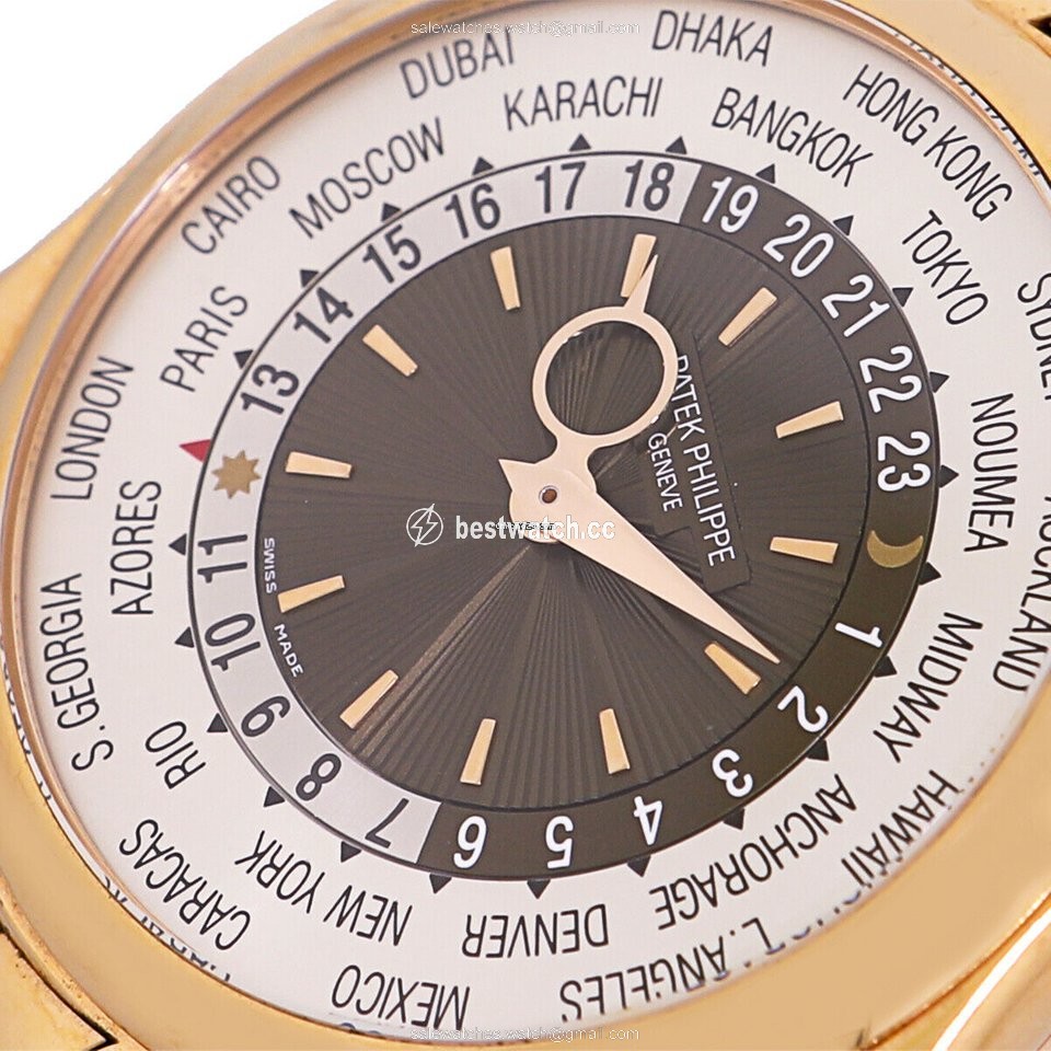IMG_9086 Patek Philippe World Time Mens watch Unisex Automatic Rose gold 5130 1R-001 3