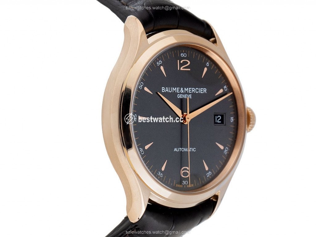 IMG_9086 Baume & Mercier Clifton Mens watch Unisex Automatic Rose gold MOA10059 3