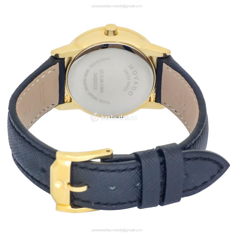 IMG_9086 Movado Museum Womens watch Quartz Gold Steel 607205 3