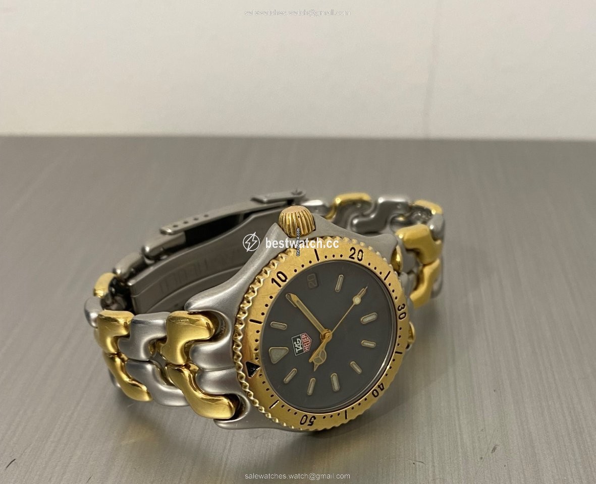 IMG_9086 TAG Heuer Mens watch Unisex Quartz Gold Steel S95.206M 3