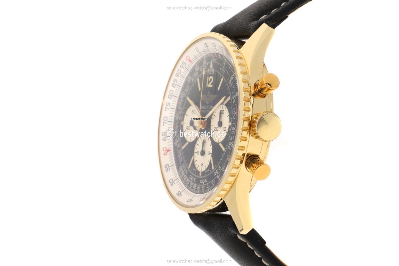 IMG_9086 Breitling Navitimer Cosmonaute Mens watch Unisex Manual winding Yellow gold 81600 3