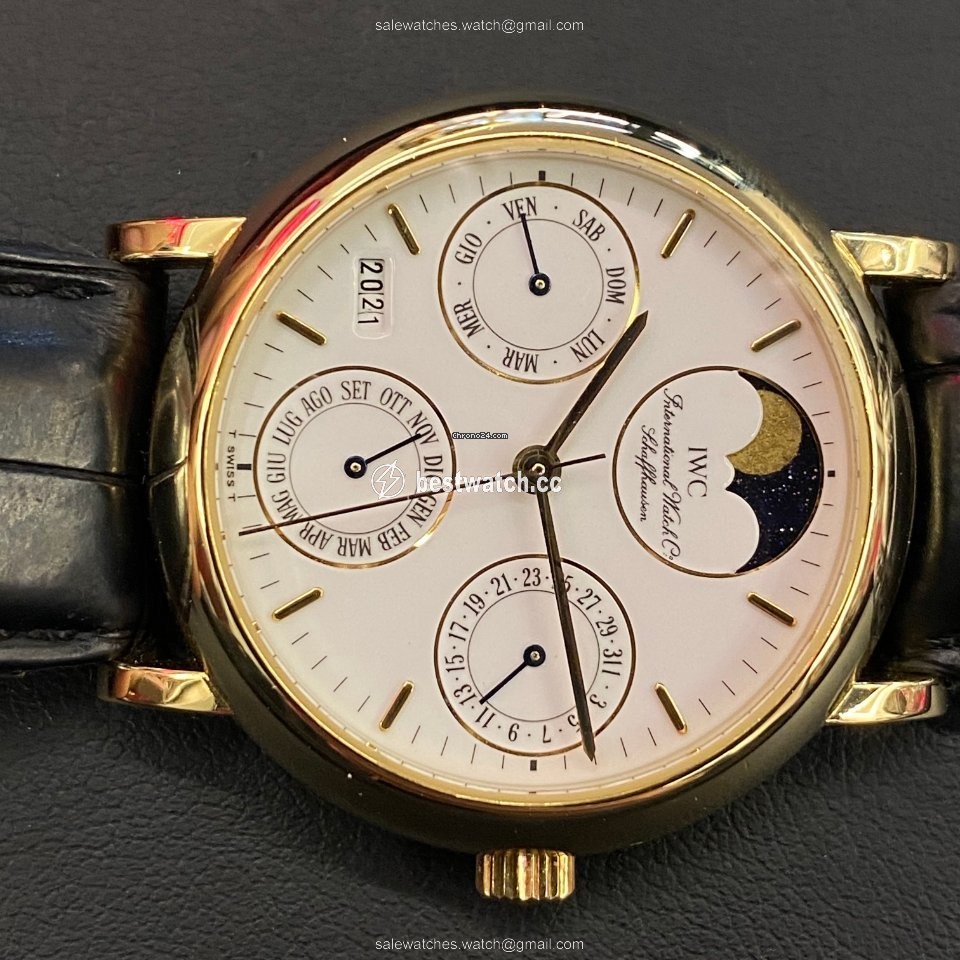 IMG_9086 IWC Portofino Mens watch Unisex Automatic Yellow gold IW3541 3