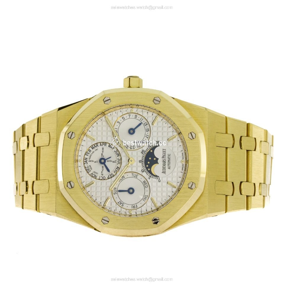 IMG_9086 Audemars Piguet Royal Oak Perpetual Calendar Mens watch Unisex Automatic Yellow gold 25820BA.OO.0944BA.02 3
