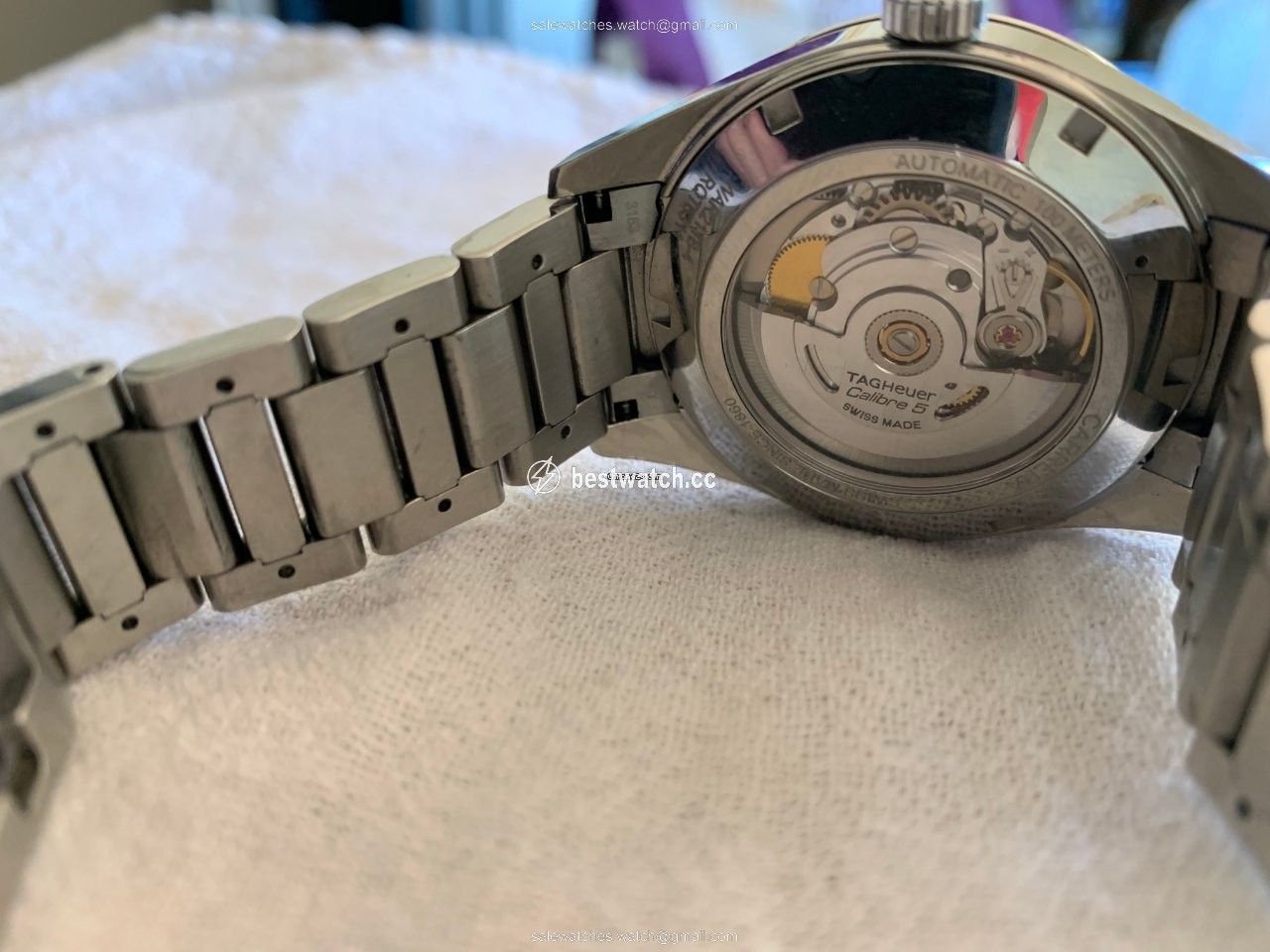 IMG_9086 TAG Heuer Carrera Calibre 5 Mens watch Unisex Automatic Steel WAR211B-4 3