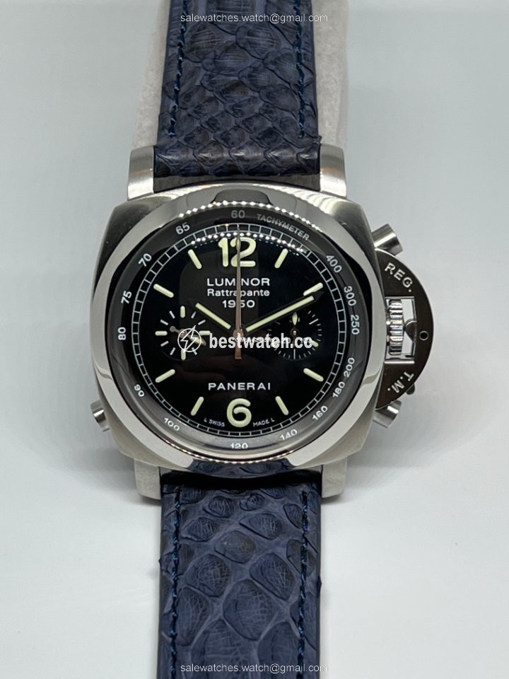 IMG_9086 Panerai Luminor 1950 3 Days Chrono Flyback Mens watch Unisex Automatic Steel PAM 00213 3