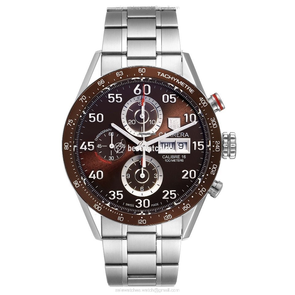 TAG Heuer Carrera Calibre 16 Mens watch Unisex Automatic Steel CV2A12.FC6236 3