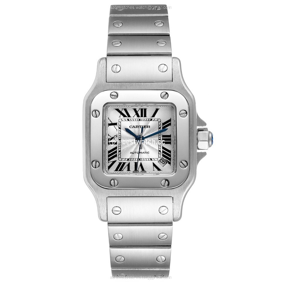 IMG_9086 Cartier Santos Galbee Womens watch Automatic Steel W20044D6 3