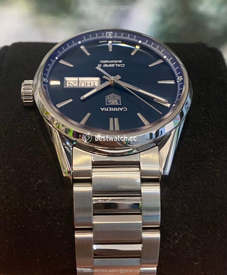 TAG Heuer Carrera Calibre 5 Mens watch Unisex Automatic Steel WAR201E.BA0723 3