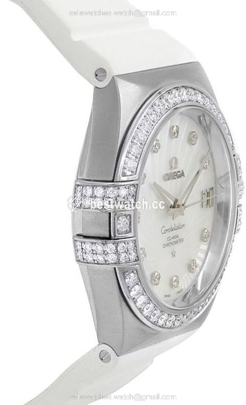 IMG_9086 Omega Constellation Ladies Womens watch Automatic White gold 12357352055005 3