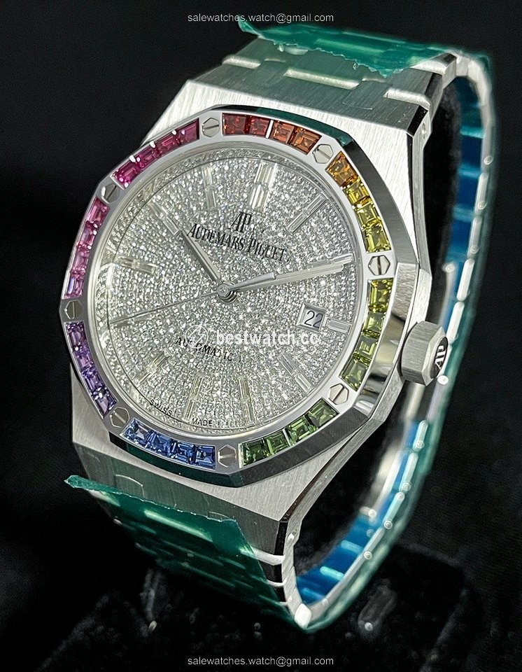 IMG_9086 Audemars Piguet Royal Oak Mens watch Unisex Automatic White gold 15413BC.YY.1220BC.01 3